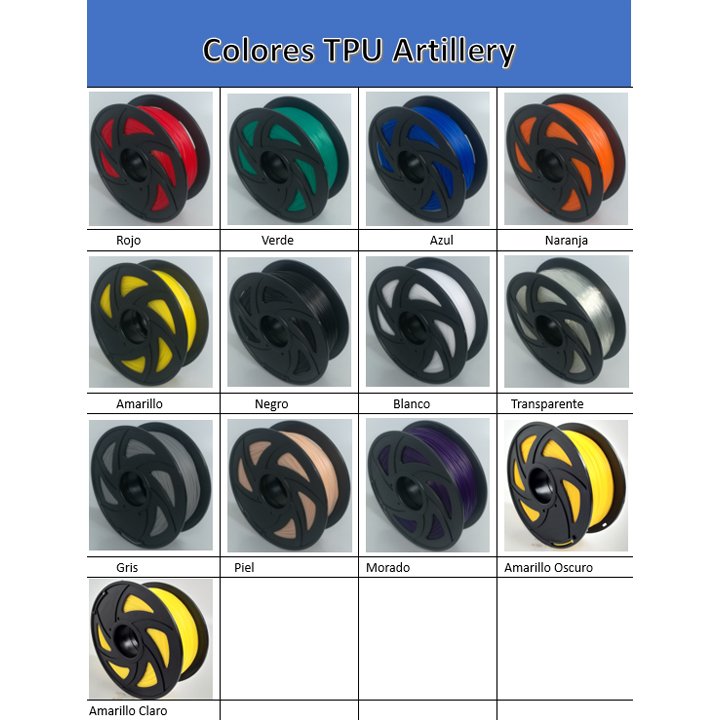 Filamento 3D TPU Artillery