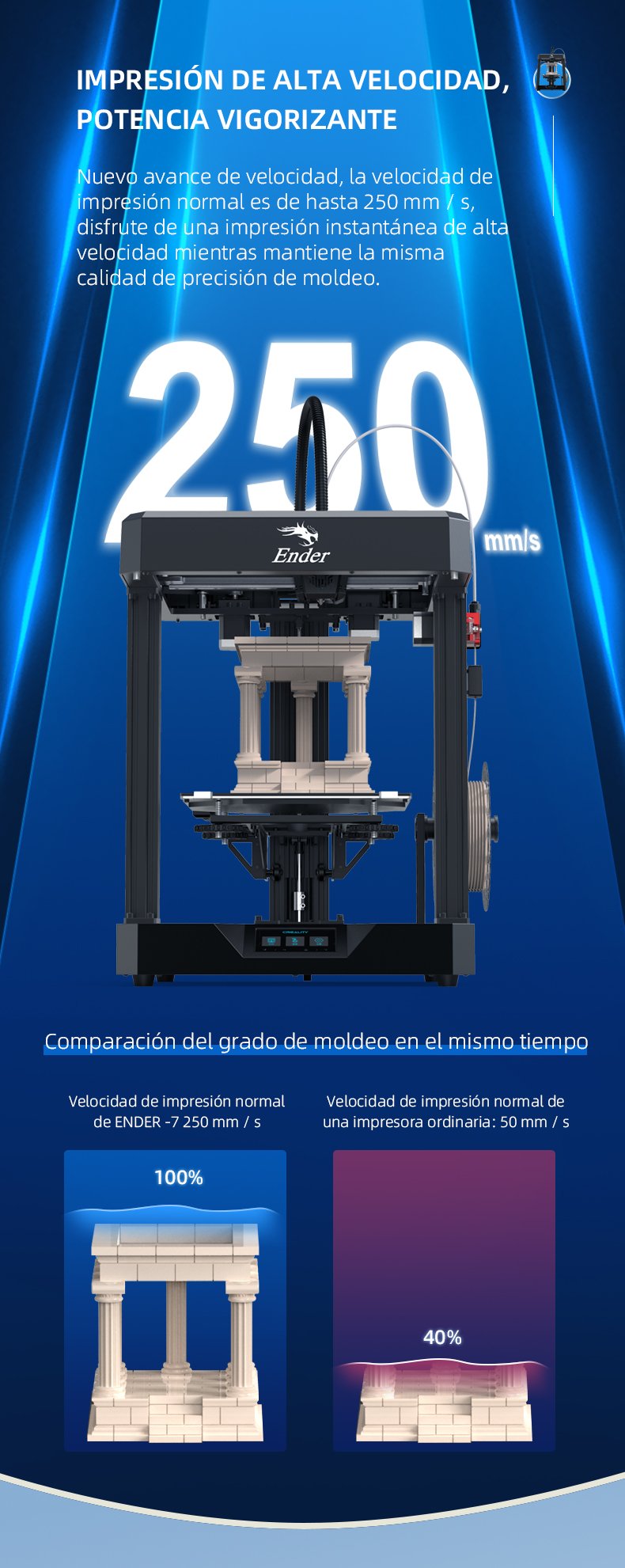 Impresora 3D Ender 7 Segundazo